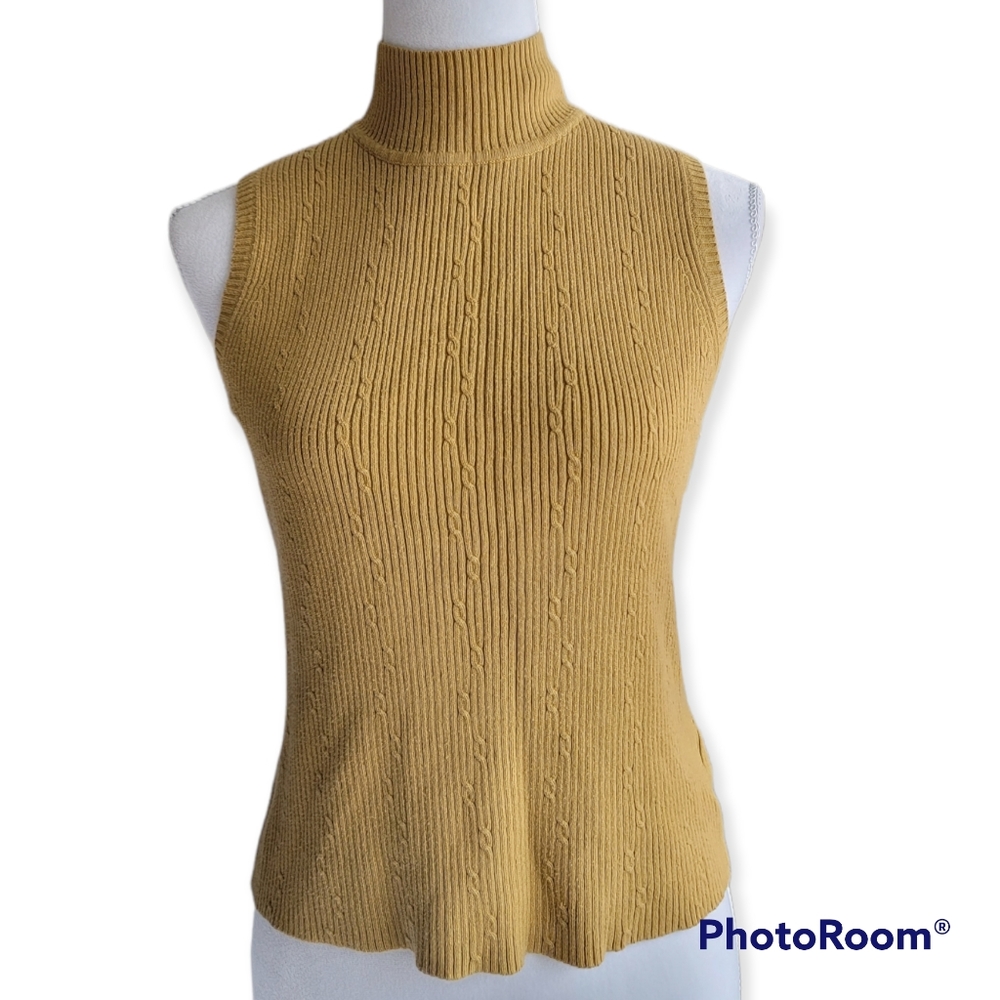 NINE & COMPANY WOMEN'S TOP YELLOW SIZE SMALL